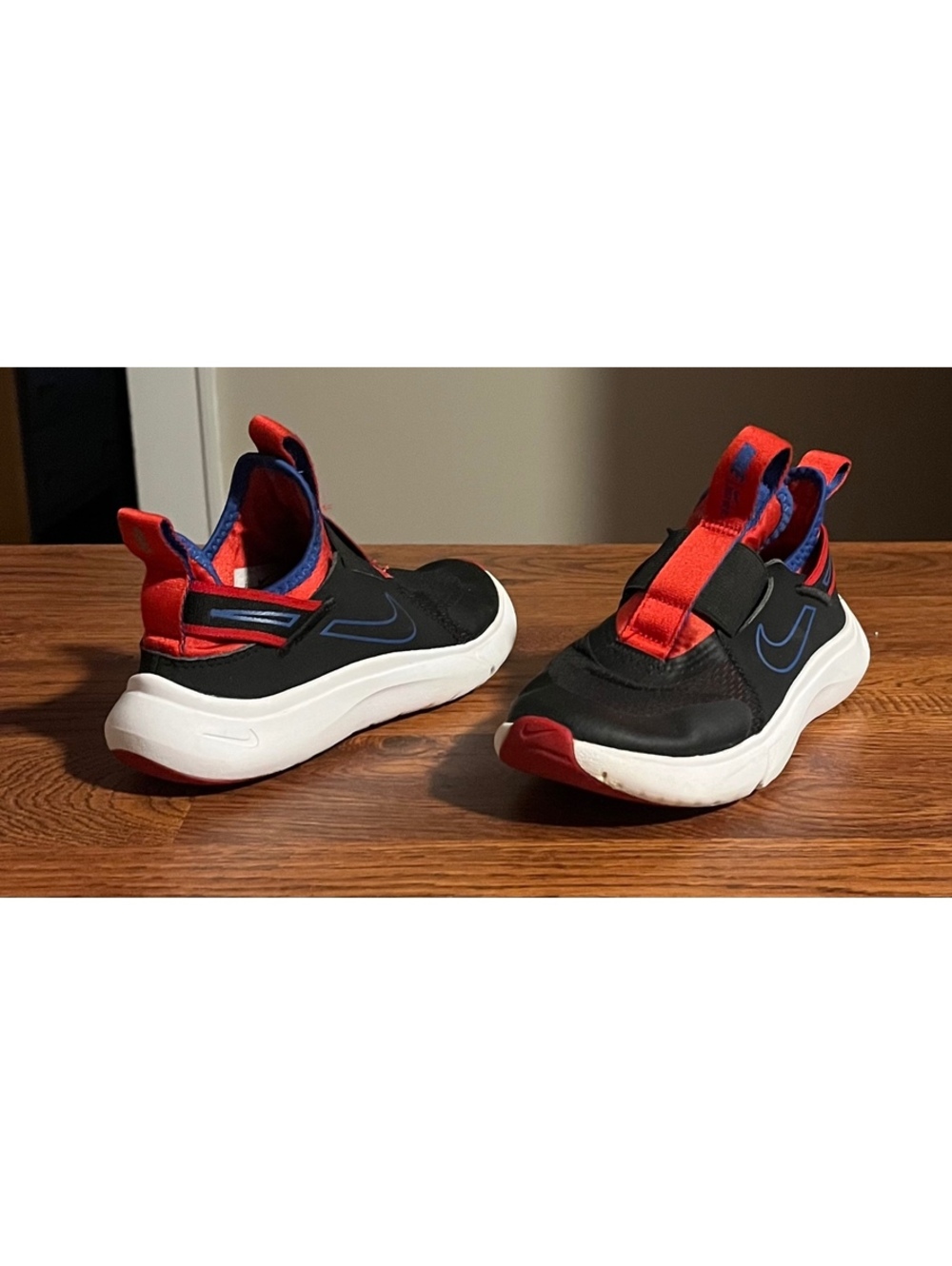 Nike flex plus black game royal Size 1Y Black Red